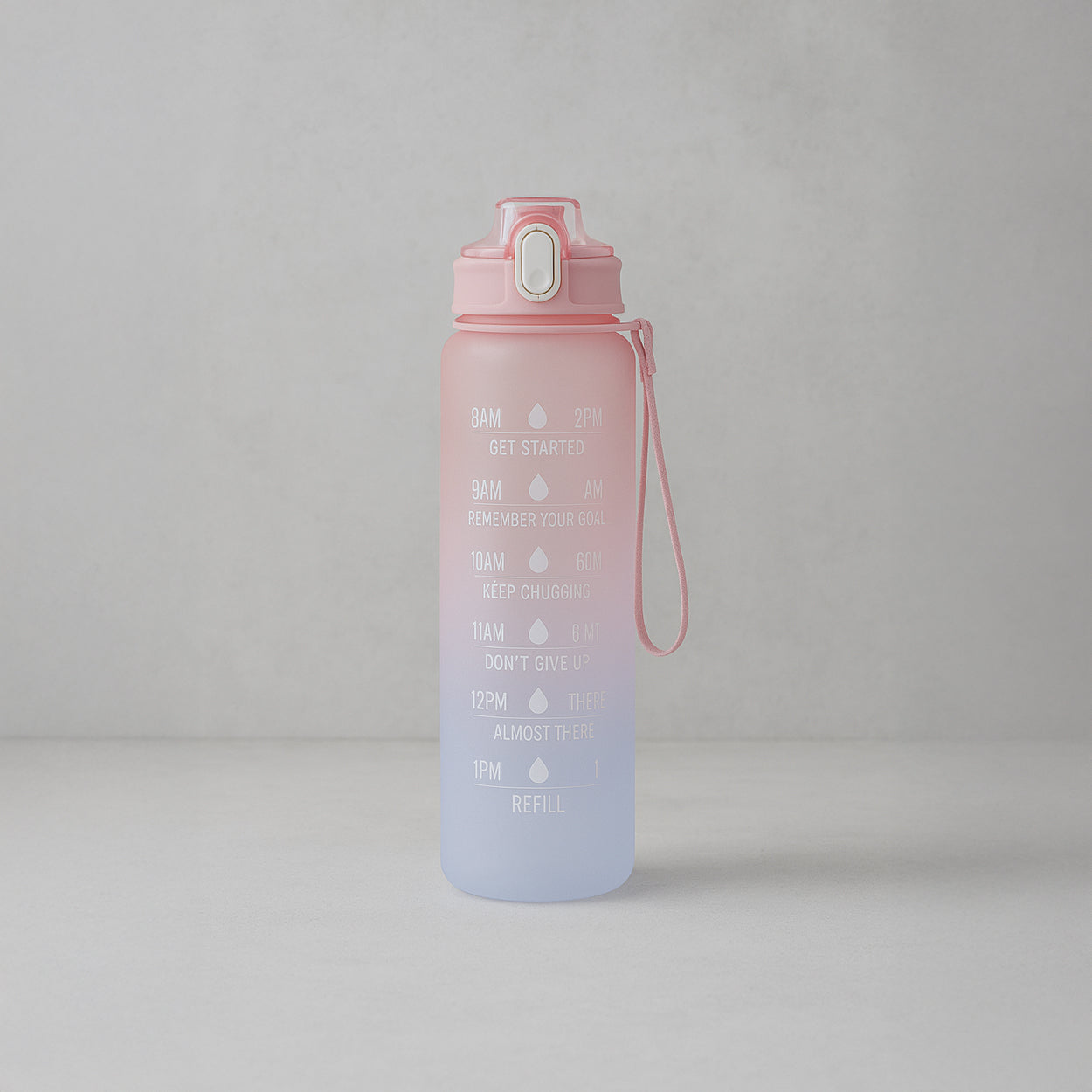 Never Quit - Gradient Water Bottle
