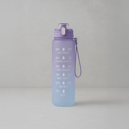 Never Quit - Gradient Water Bottle