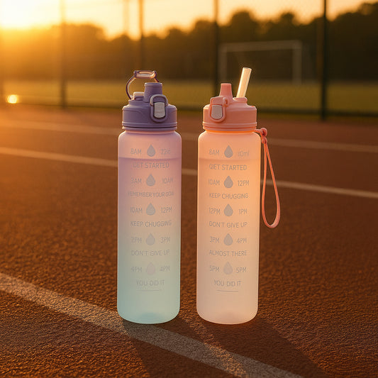 Never Quit - Gradient Water Bottle