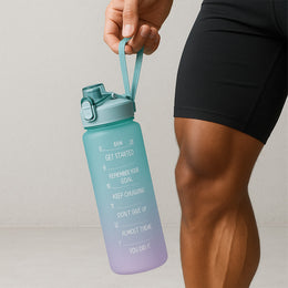 Never Quit - Gradient Water Bottle